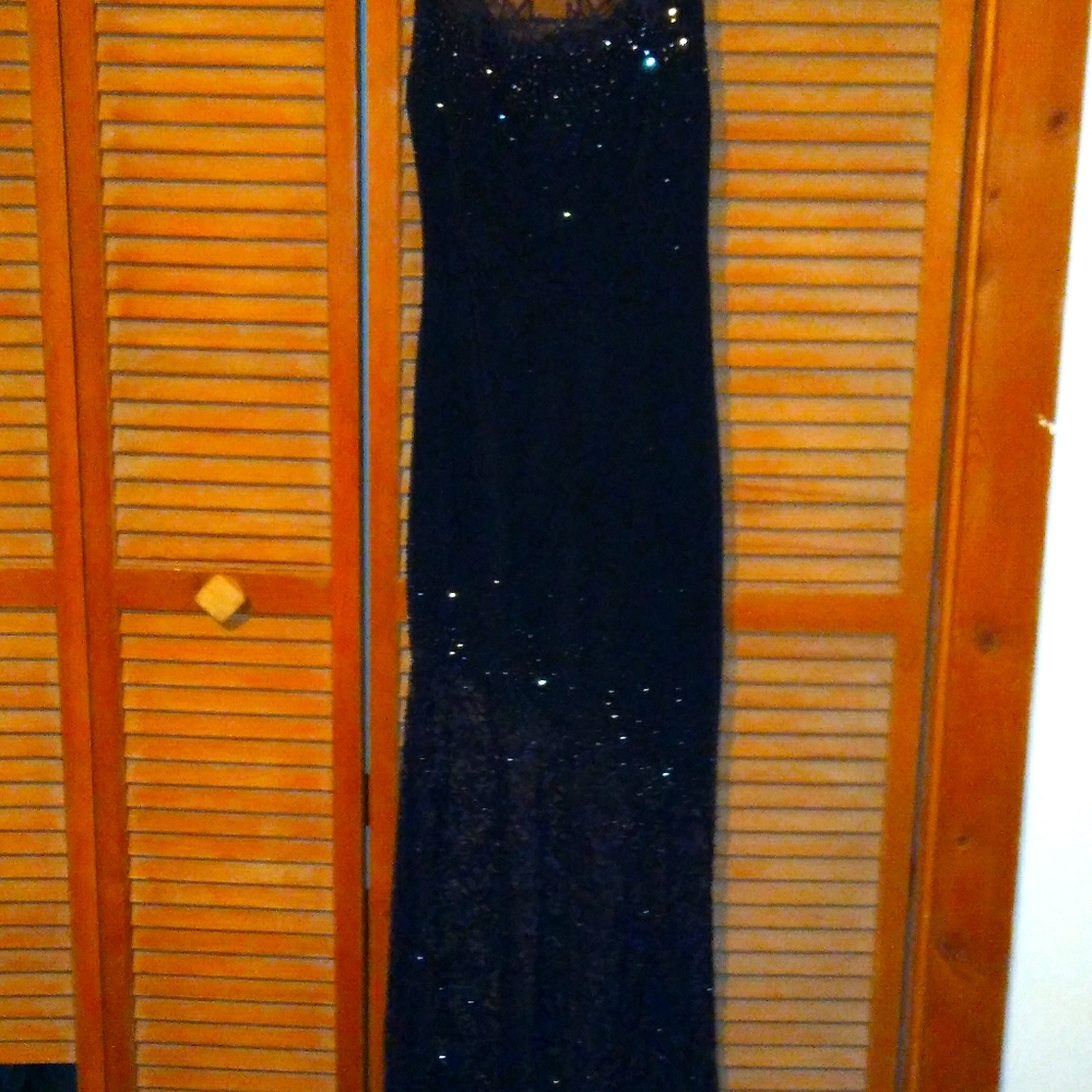 Black evening dress